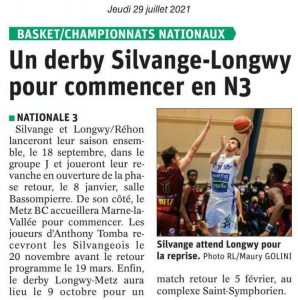 Un derby Silvange-Longwy pour commencer en N3