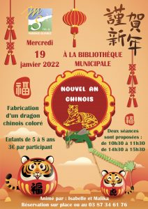 Affiche bibliothèqe Nouvel An Chinois 190122