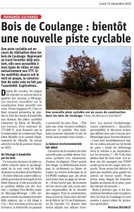 Bois de Clouange: bientôt une nouvelle piste cyclable