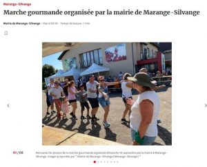 Marche gourmande organisée par la mairie de Marange-Silvange